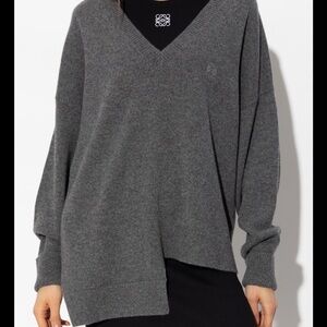 Loewe Grey Wool Sweater